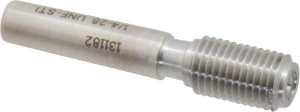 GF Gage - 1/4-28 Thread, Steel, Screw Thread Insert (STI) Class 2B/3B, Plug Thread Insert Go Gage - Single End without Handle - Eagle Tool & Supply