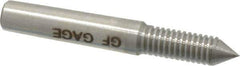 GF Gage - 4-40 Thread, Steel, Screw Thread Insert (STI) Class 3B, Plug Thread Insert No Go Gage - Single End without Handle - Eagle Tool & Supply