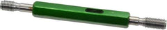GF Gage - 10-32 Thread, Steel, Screw Thread Insert (STI) Class 2B, Plug Thread Insert Go/No Go Gage - Double End with Handle - Eagle Tool & Supply
