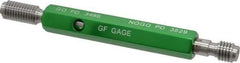 GF Gage - 5/16-18 Thread, Steel, Screw Thread Insert (STI) Class 2B, Plug Thread Insert Go/No Go Gage - Double End with Handle, Handle Size 1 - Eagle Tool & Supply