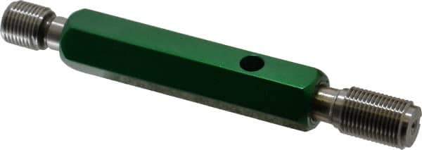 GF Gage - 1/2-20 Thread, Steel, Screw Thread Insert (STI) Class 2B, Plug Thread Insert Go/No Go Gage - Double End with Handle, Handle Size 2 - Eagle Tool & Supply