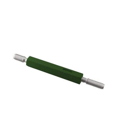GF Gage - 1/4-28 Thread, Steel, Screw Thread Insert (STI) Class 3B, Plug Thread Insert Go/No Go Gage - Double End with Handle, Handle Size 1 - Eagle Tool & Supply
