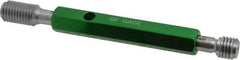GF Gage - 3/8-16 Thread, Steel, Screw Thread Insert (STI) Class 3B, Plug Thread Insert Go/No Go Gage - Double End with Handle, Handle Size 2 - Eagle Tool & Supply