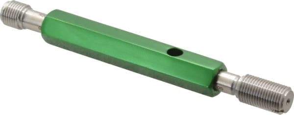 GF Gage - 3/8-24 Thread, Steel, Screw Thread Insert (STI) Class 3B, Plug Thread Insert Go/No Go Gage - Double End with Handle, Handle Size 2 - Eagle Tool & Supply
