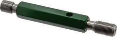 GF Gage - 1/2-20 Thread, Steel, Screw Thread Insert (STI) Class 3B, Plug Thread Insert Go/No Go Gage - Double End with Handle, Handle Size 2 - Eagle Tool & Supply