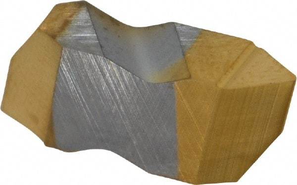 Kennametal - NJP3014 Grade KC730, External UNJ Threading Insert - 12 TPI Ext Pitch, Right Hand Insert, TiN Finish, Carbide - Eagle Tool & Supply