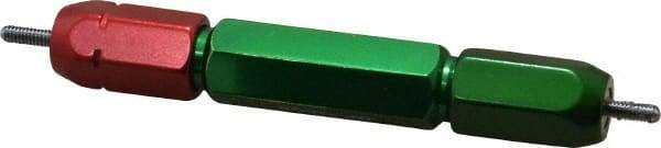 GF Gage - #2-56, Class 2B, Double End Plug Thread Go/No Go Gage - Steel, Size 2W Handle Included - Eagle Tool & Supply