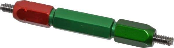 GF Gage - #8-32, Class 2B, Double End Plug Thread Go/No Go Gage - Steel, Size 2W Handle Included - Eagle Tool & Supply