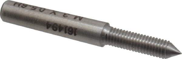 GF Gage - M3x0.50, Class 6H, Single End Plug Thread Go Gage - Hardened Tool Steel, Size 00 Handle Not Included - Eagle Tool & Supply