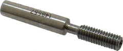 GF Gage - M4x0.70, Class 6H, Single End Plug Thread Go Gage - Hardened Tool Steel, Size 0 Handle Not Included - Eagle Tool & Supply