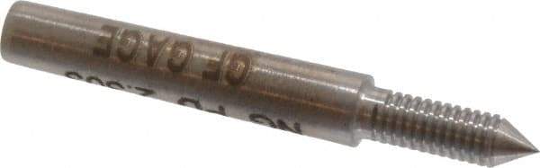GF Gage - M2.5x0.45, Class 6H, Single End Plug Thread No Go Gage - Hardened Tool Steel, Size 000 Handle Not Included - Eagle Tool & Supply