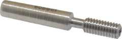 GF Gage - M4x0.70, Class 6H, Single End Plug Thread No Go Gage - Hardened Tool Steel, Size 0 Handle Not Included - Eagle Tool & Supply