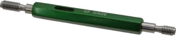 GF Gage - M6x1.00, Class 6H, Double End Plug Thread Go/No Go Gage - Hardened Tool Steel, Size 1 Handle Included - Eagle Tool & Supply