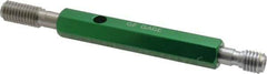 GF Gage - M10x1.50, Class 6H, Double End Plug Thread Go/No Go Gage - Hardened Tool Steel, Size 2 Handle Included - Eagle Tool & Supply