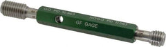 GF Gage - M12x1.75, Class 6H, Double End Plug Thread Go/No Go Gage - Hardened Tool Steel, Size 2 Handle Included - Eagle Tool & Supply