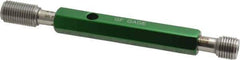 GF Gage - M12x1.25, Class 6H, Double End Plug Thread Go/No Go Gage - Hardened Tool Steel, Size 2 Handle Included - Eagle Tool & Supply