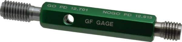 GF Gage - M14x2.00, Class 6H, Double End Plug Thread Go/No Go Gage - Hardened Tool Steel, Size 3 Handle Included - Eagle Tool & Supply