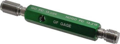 GF Gage - M14x1.50, Class 6H, Double End Plug Thread Go/No Go Gage - Hardened Tool Steel, Size 3 Handle Included - Eagle Tool & Supply