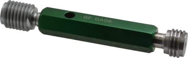 GF Gage - M20x2.50, Class 6H, Double End Plug Thread Go/No Go Gage - Hardened Tool Steel, Size 4 Handle Included - Eagle Tool & Supply