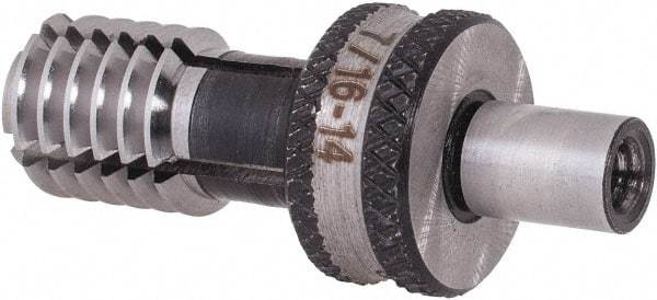 GF Gage - 7/16-14 UNC, 1/4 Inch Thread, Tapped Hole Location Gage - 5/16 Inch Head Diameter - Eagle Tool & Supply