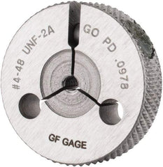 GF Gage - 4-48 Go Single Ring Thread Gage - Class 2A - Eagle Tool & Supply