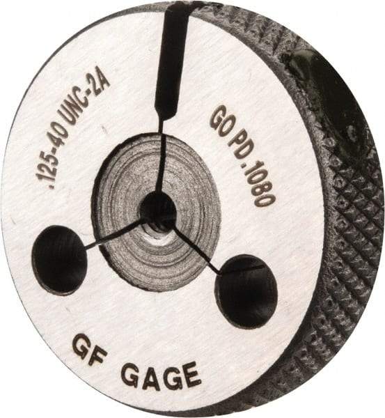GF Gage - 5-40 Go Single Ring Thread Gage - Class 2A - Eagle Tool & Supply
