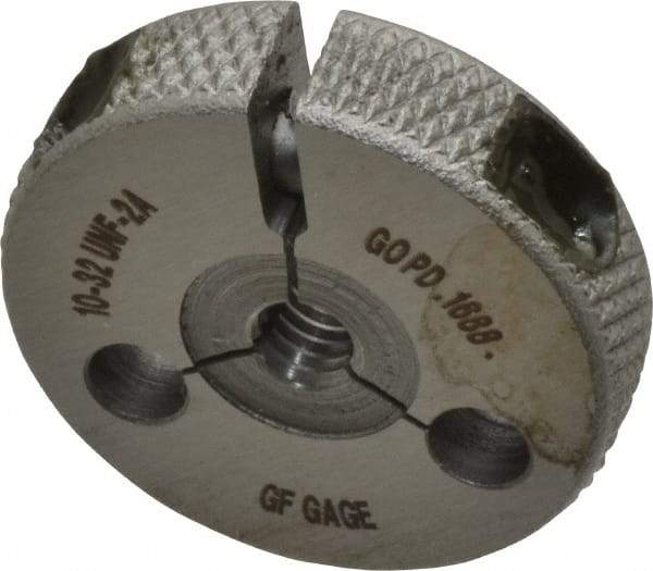 GF Gage - 10-32 Go Single Ring Thread Gage - Class 2A - Eagle Tool & Supply
