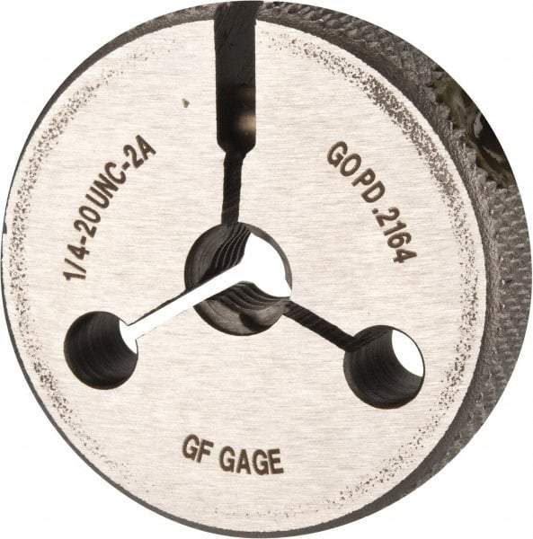 GF Gage - 1/4-20 Go Single Ring Thread Gage - Class 2A - Eagle Tool & Supply