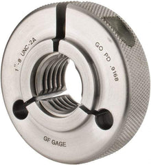 GF Gage - 1-8 Go Single Ring Thread Gage - Class 2A - Eagle Tool & Supply