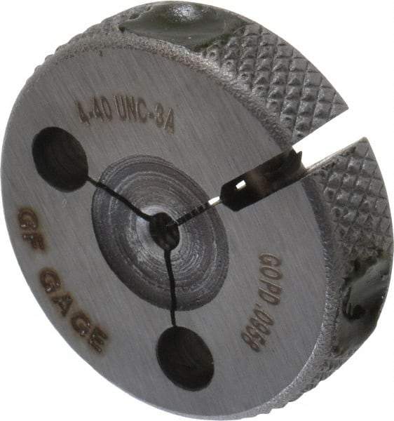 GF Gage - 4-40 Go Single Ring Thread Gage - Class 3A - Eagle Tool & Supply