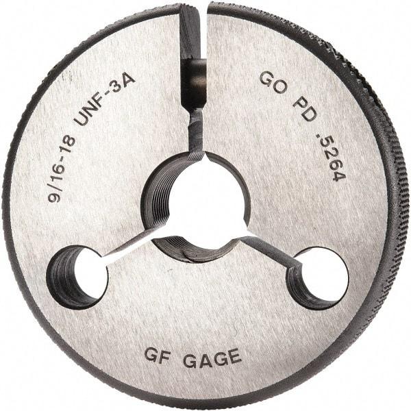 GF Gage - 9/16-18 Go Single Ring Thread Gage - Class 3A - Eagle Tool & Supply