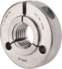 GF Gage - 1-8 Go Single Ring Thread Gage - Class 3A - Eagle Tool & Supply