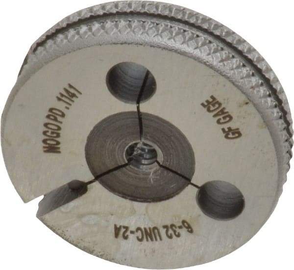 GF Gage - 6-32 No Go Single Ring Thread Gage - Class 2A - Eagle Tool & Supply
