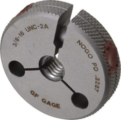 GF Gage - 3/8-16 No Go Single Ring Thread Gage - Class 2A - Eagle Tool & Supply