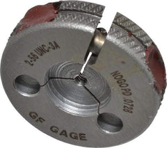 GF Gage - 2-56 No Go Single Ring Thread Gage - Class 3A - Eagle Tool & Supply