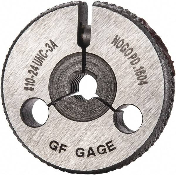 GF Gage - 10-24 No Go Single Ring Thread Gage - Class 3A - Eagle Tool & Supply