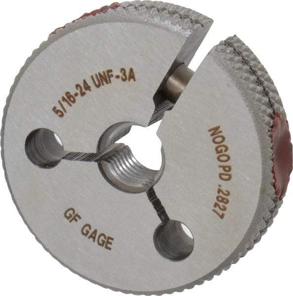 GF Gage - 5/16-24 No Go Single Ring Thread Gage - Class 3A - Eagle Tool & Supply