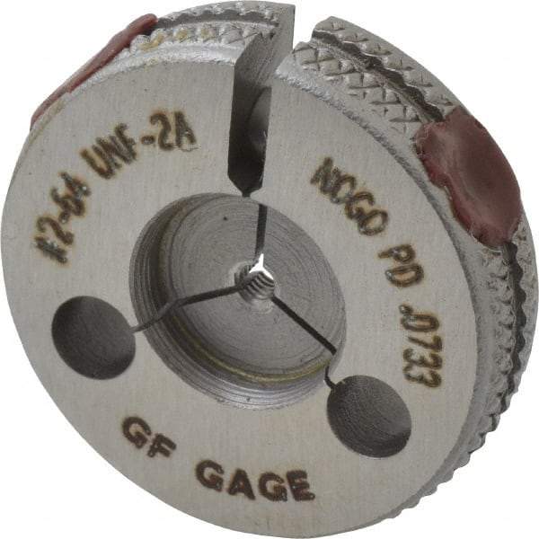 GF Gage - 2-64 Go/No Go Double Ring Thread Gage - Class 2A - Eagle Tool & Supply