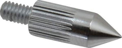 Mitutoyo - #4-48, 5mm Ball Diam, Carbide 60 ° Conical Contact Point - 1/2" Contact Point Length, Use with AGD 1,2,3,4 - Eagle Tool & Supply