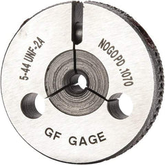 GF Gage - 5-44 Go/No Go Double Ring Thread Gage - Class 2A - Eagle Tool & Supply