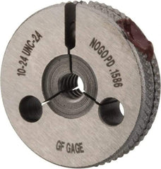GF Gage - 10-24 Go/No Go Double Ring Thread Gage - Class 2A - Eagle Tool & Supply