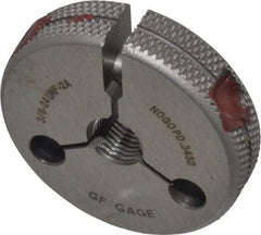 GF Gage - 3/8-24 Go/No Go Double Ring Thread Gage - Class 2A - Eagle Tool & Supply