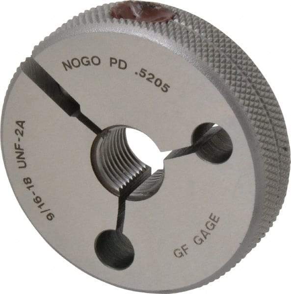 GF Gage - 9/16-18 Go/No Go Double Ring Thread Gage - Class 2A - Eagle Tool & Supply