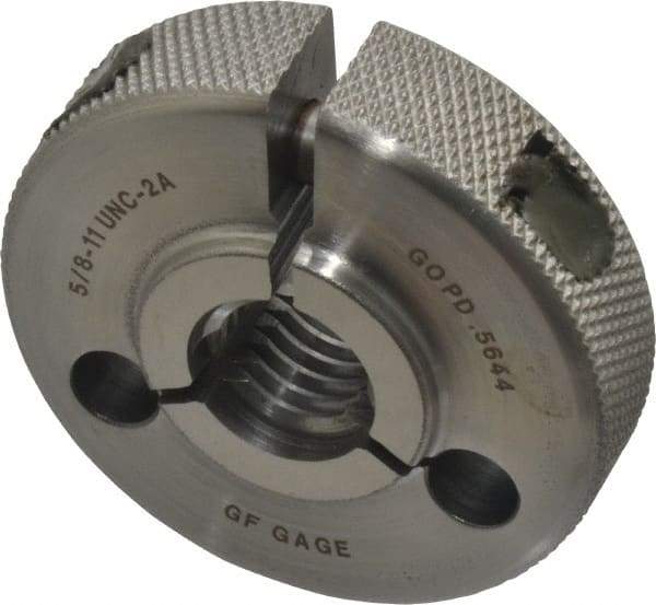 GF Gage - 5/8-11 Go/No Go Double Ring Thread Gage - Class 2A - Eagle Tool & Supply