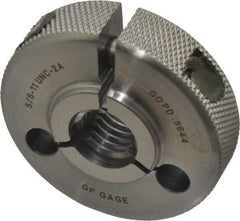 GF Gage - 5/8-11 Go/No Go Double Ring Thread Gage - Class 2A - Eagle Tool & Supply