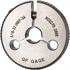 GF Gage - 5/16-32 Go/No Go Double Ring Thread Gage - Class 3A - Eagle Tool & Supply