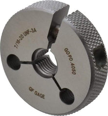 GF Gage - 7/16-20 Go/No Go Double Ring Thread Gage - Class 3A - Eagle Tool & Supply