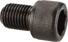 Value Collection - 7/16-20 UNF Hex Socket Drive, Socket Cap Screw - Alloy Steel, Black Oxide Finish, Fully Threaded, 5/8" Length Under Head - Eagle Tool & Supply