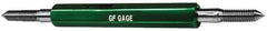 GF Gage - M14x1.5 Go/No Go Truncated Taperlock Thread Gage - Class 6G, Size 3 Handle - Eagle Tool & Supply