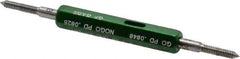 GF Gage - #3-48 Go/No Go Truncated Taperlock Thread Setting Plug Gage - Class 2A, Steel - Eagle Tool & Supply